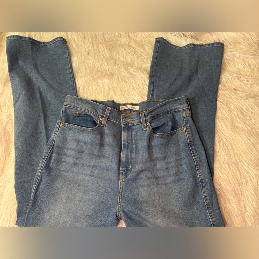 Levi's Classic Blue Wide Leg Jeans